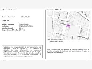 Terreno en Venta en Santa Cruz Atoyac Benito Juárez