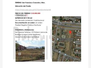 Terreno en Venta en San Francisco Coacalco Coacalco de Berriozábal