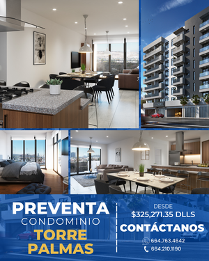 PREVENTA DE CONDOMINIOS TORRE PALMAS.