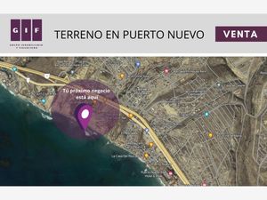 Terreno en Venta en Puerto Nuevo Playas de Rosarito