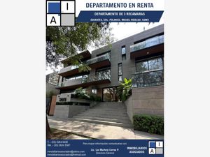 Departamento en Renta en Polanco I Sección Miguel Hidalgo