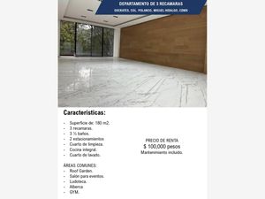 Departamento en Renta en Polanco I Sección Miguel Hidalgo