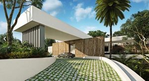 LOTE RESIDENCIAL EN VENTA, FRENTE AL CAMPO DE GOLF ILUMINADO, PROVINCIA MERIDA