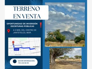 Terreno en Venta en Manuel Alarcon Jantetelco