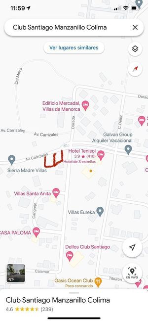 Inmuebles y propiedades en venta en Club Santiago, 28868 Manzanillo, Col.,  México