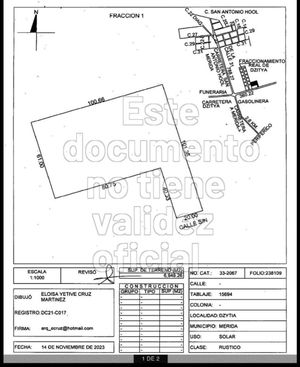 Terreno en venta Mérida Yucatán, Dzityá