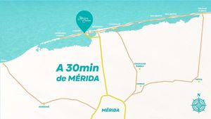 Terreno en venta Mérida Yucatán, Marina Chelem