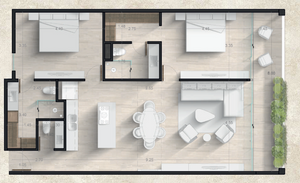 Departamento en venta Mérida Yucatán, Residencial Sofía Temozón Norte