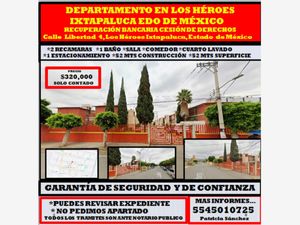 Departamento en Venta en Los Héroes Ixtapaluca