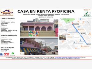 Oficina en Renta en Comalcalco Centro Comalcalco