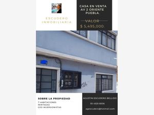 Casa en Venta en Centro Puebla