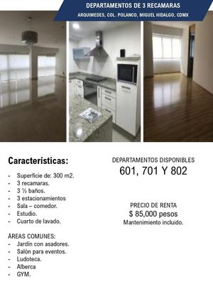 DEPARTAMENTO EN RENTA