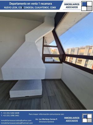 Departamento En Venta 1 Recamara Nuevo León Col.Condesa