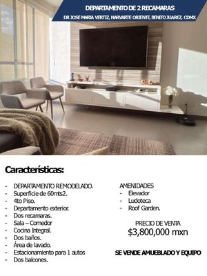 DEPARTAMENTO EN VENTA