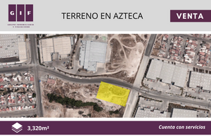 ATENCIÓN INVERSIONISTAS | TERRENO INDUSTRIAL EN AZTECA| 2,320 M2 | $1,495,470 DO