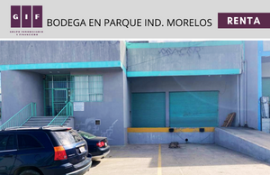 BODEGA EN RENTA EN PARQUE  INDUSTRIAL MORELOS | 1,697 M2