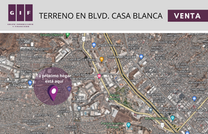 ATENCIÓN INVERSIONISTAS | TERRENO EN BLVD. CASA BLANCA| 779 M2 |$506,246 DOLARES