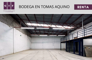 BODEGA EN RENTA EN TOMAS AQUINO | 400 M2.