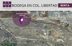 BODEGA EN RENTA EL COL. LIBERTAD | 653 M2 |