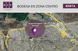 BODEGA EN RENTA | ZONA CENTRO| 300 M2