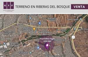 ATENCIÓN INVERSIONISTAS | TERRENO EN RIBERAS DEL BOSQUE| 2,360 M2 | $472,000 DOL