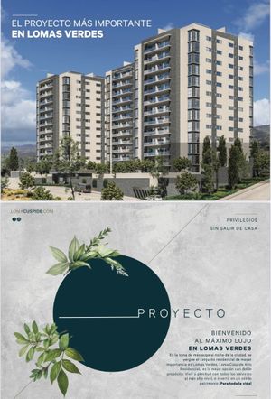 Departamento en venta en Lomas Verdes, Naucalpan de Juárez, Méx., México.  Colegio Aleman Alexander Von Humbolt, Fresko Vallarta, Cinépolis VIP La  Cúspide