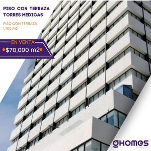 Piso en Torres Médicas en Angelópolis, Puebla