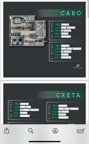 DEPARTAMENTO EN VENTA AL SUR - CRETA 202