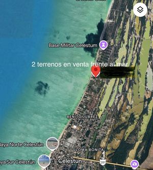 2 Terrenos en venta frente al mar en Celestún, Yucatán.