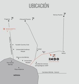 INDO Parque Industrial, con ubicación estratégica al noroeste de Mérida