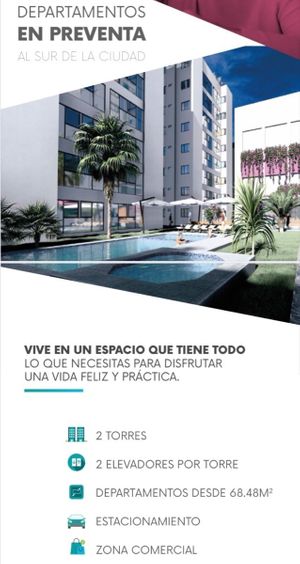 DEPARTAMENTOS EN  VENTA AL SUR DE LA CIUDAD