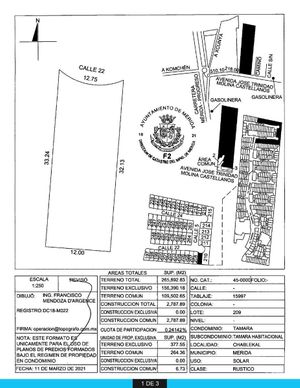 Lote en TAMARA Residencial, en la Zona Country al norte de Mérida