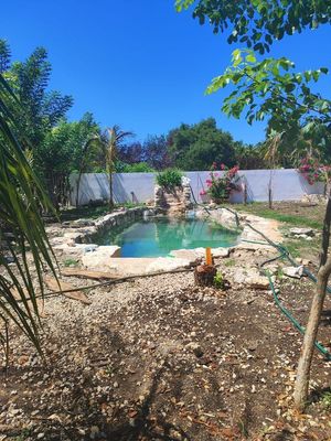 Casa con espectacular Piscina en el paradisíaco San Crisanto Yucatán.