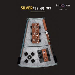 RENDER OFICINA SILVER 73.43 M2