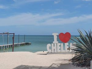 Renta temporal anual, mes ò semana  ,en la playa de Chelem, progreso Yucatán