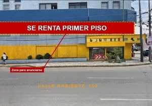 RENTA DE LOCAL COMERCIAL  PLANTA BAJA Y PRIMER PISO   CALZADA VALLEJO