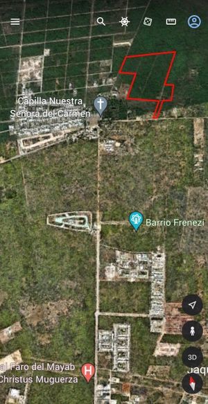 Terreno en venta de 5 hectáreas en Temozón Norte, Mérida, Yucatán.