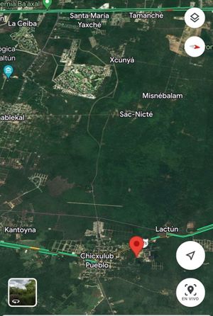 Terreno en esquina en venta al norte zona de  Chicxulub Pueblo.