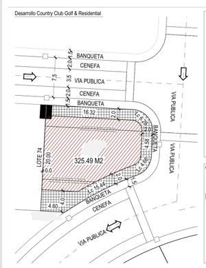 En venta terreno en esquina en Paseo Country 1