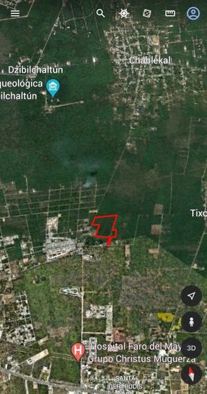 Terreno en venta de 5 hectáreas en Temozón Norte, Mérida, Yucatán.