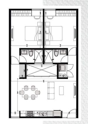 Departamento en Venta Etro Classic Living, Temozón Norte (Mod. Tipo)