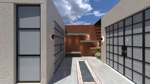 CASA EN VENTA EN EL CENTRO DE MERIDA CON PROYECTO ARQUITECTONICO INCLUIDO