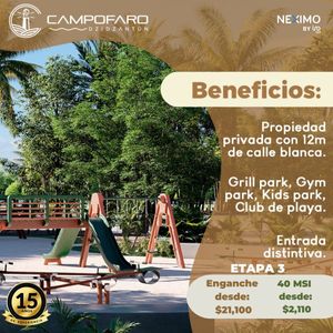 Terreno Residencial en VENTA CAMPOFARO en YUCATAN