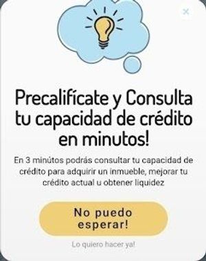 Mejora tu hipoteca/Crédito de liquidez