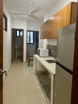 EN RENTA DEPARTAMENTO EN REAL MONTEJO, MÉRIDA, 1 RECÁMARA, AMUEBLADO