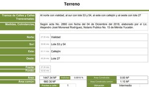 Venta de terreno en SIERRA PAPACAL