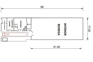 Bodega - Isidro Fabela - 1,259 m2