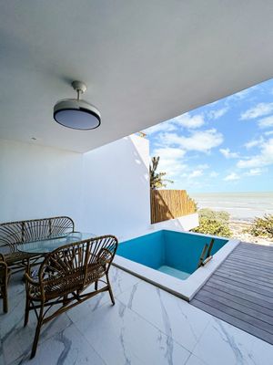 Hermosa villa en Venta frente al Mar en las playa de san Benito Yucatan