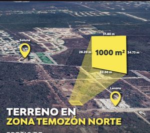 1000 M2 en Temozón norte