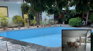 Renta amplia casa con piscina y 4 recámaras en Bellavista, Mérida, Yucatán